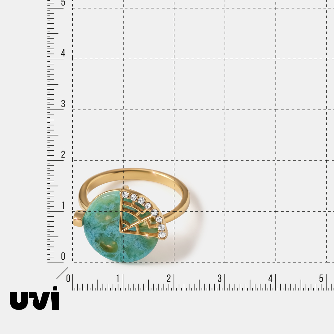 Серебряное кольцо с янтарем